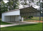 Grayville Illinois Utility Carports and Combo Carports